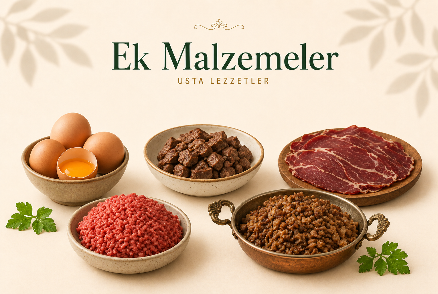 Ek Malzemeler