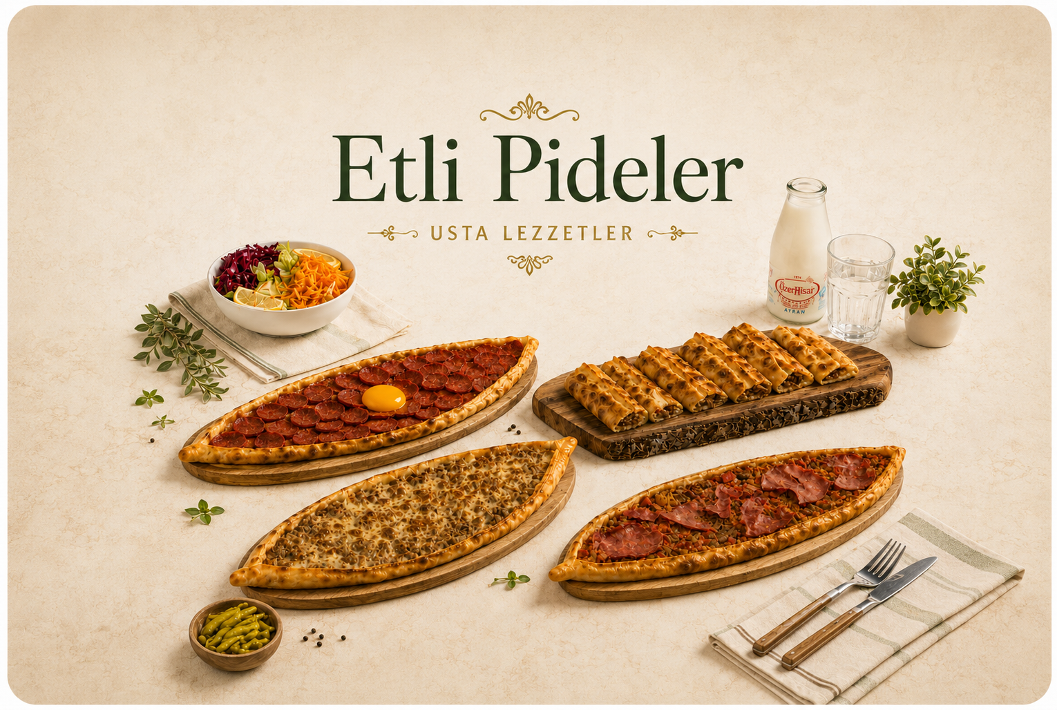 Etli Pideler